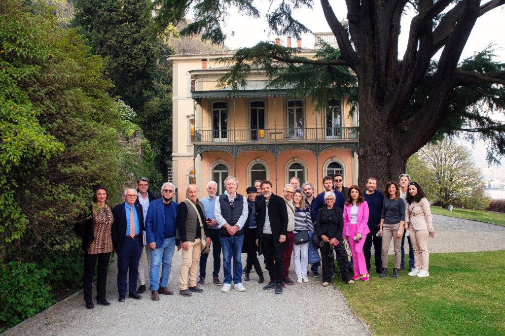 Como iniziativa Lake Como Convention Bureau per la promozione del territorio agli operatori del cinema e della televisione, visita a villa del Grumello